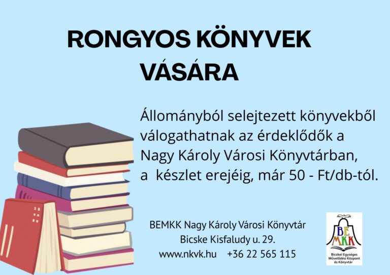 Rongyos könyvek vására