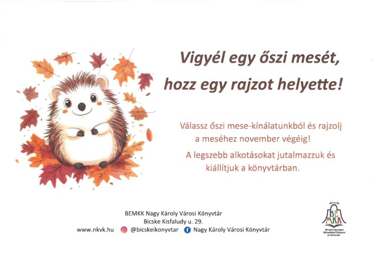 Vigyél egy őszi mesét, hozz egy rajzot helyette