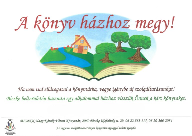 A Könyvtár házhoz megy!