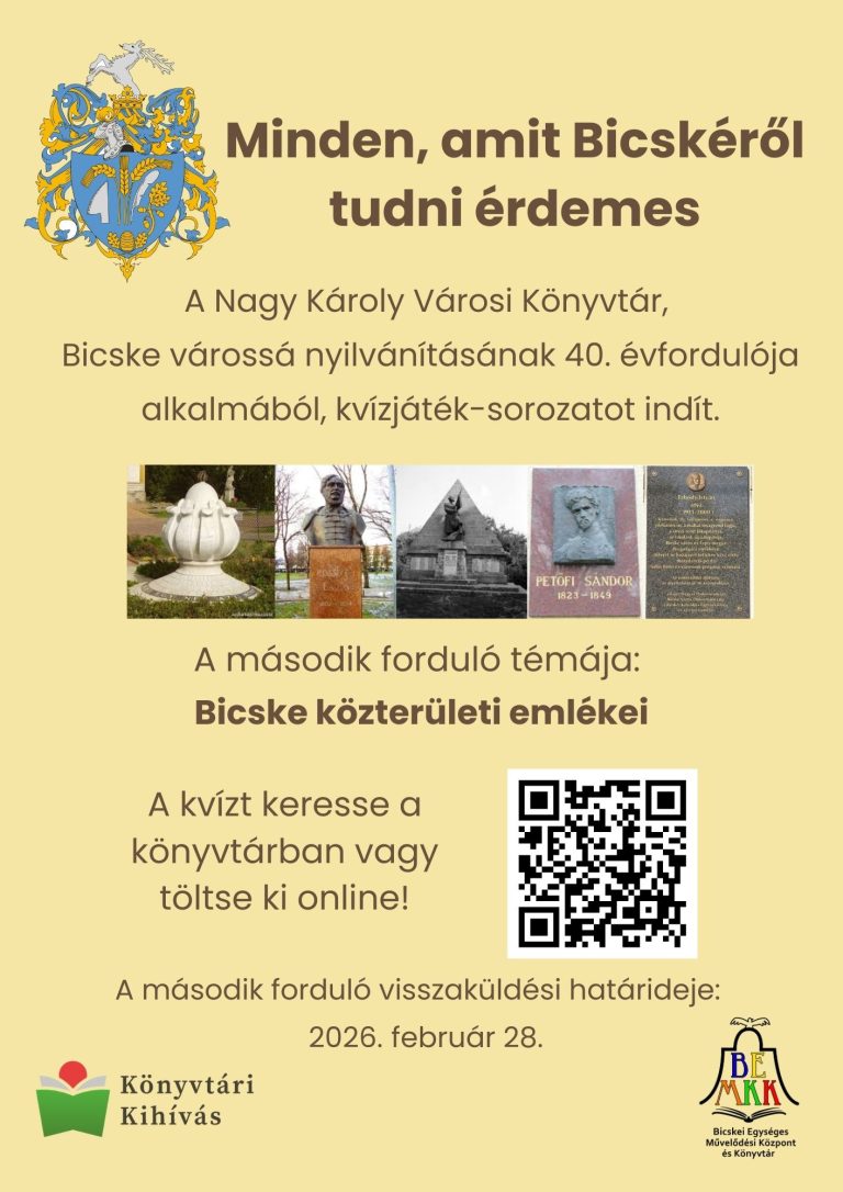 Mindent, amit Bicskéről tudni érdemes