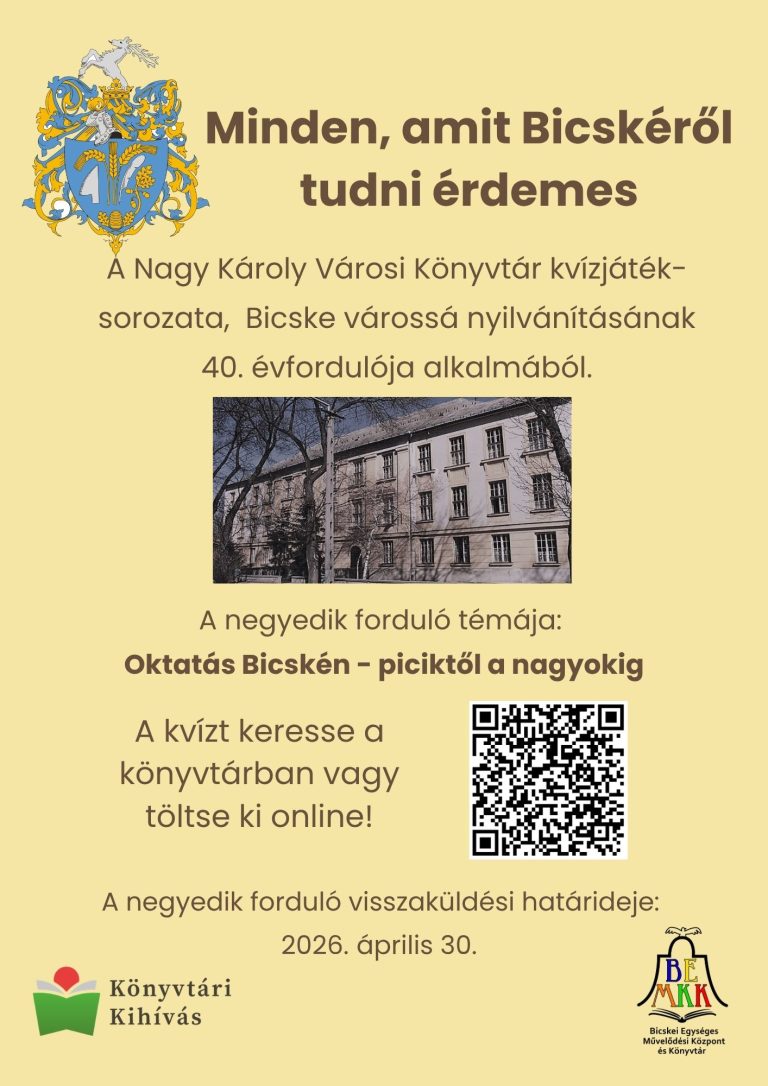 Amit Bicskéről tudni érdemes